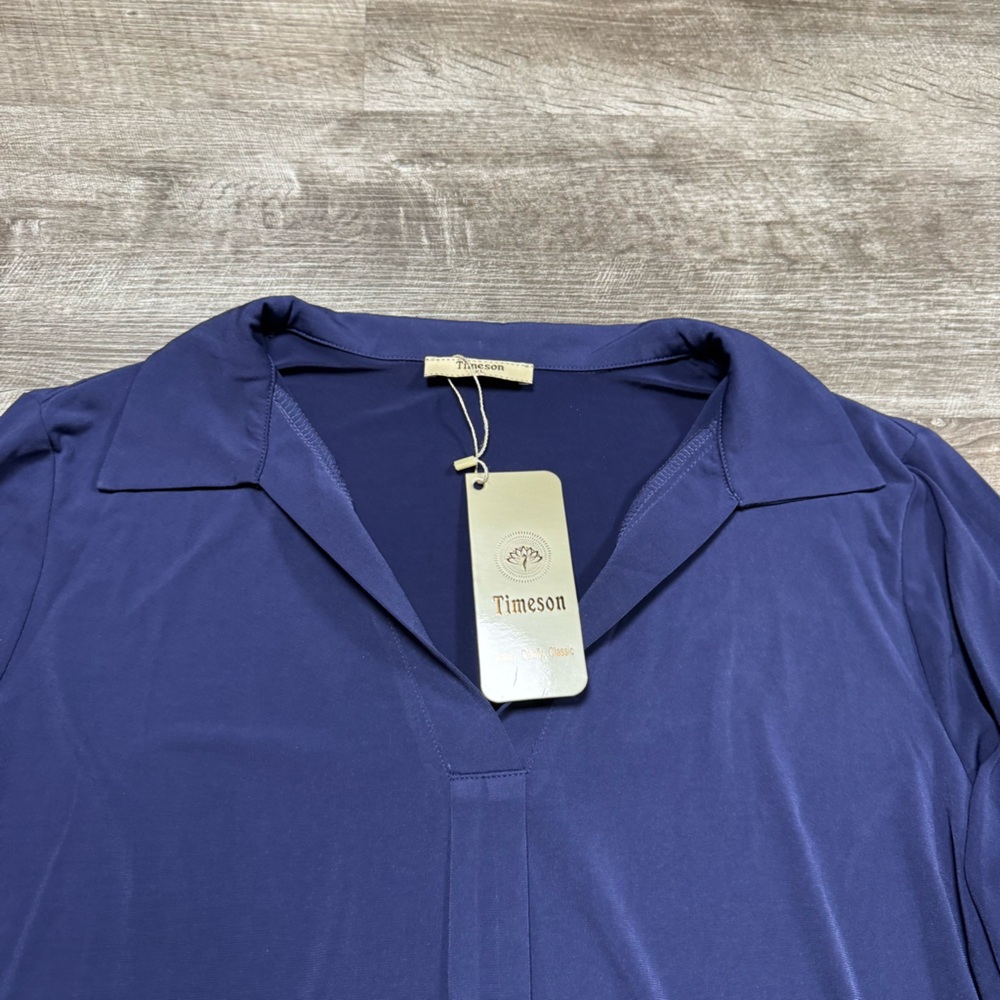 Timeson Quarter Sleeve Shirt Size XL NWT - Picture 2 of 7